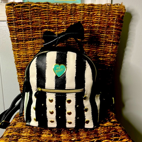 Betsey Johnson Bags Betsy Johnson Small Back Pack Purse Poshmark